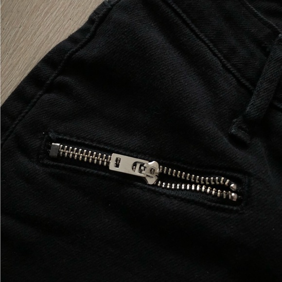 Levi’s 721 High Rise Skinny Zipper Pocket Jeans in Black Size 25 - Picture 13 of 15